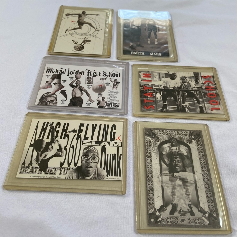 1991 NIKE Michael JORDAN Spike LEE 6 CARD SET - Picture 8 of 16